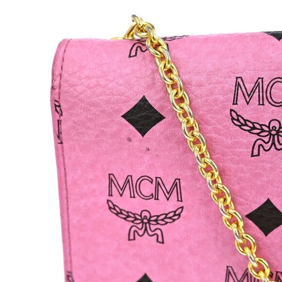 MCM Pink Chain Shoulder Bag Bag - Picture 3 of 10